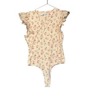 Pastel Floral Bodysuit - Celebrity Style - Gently Worn